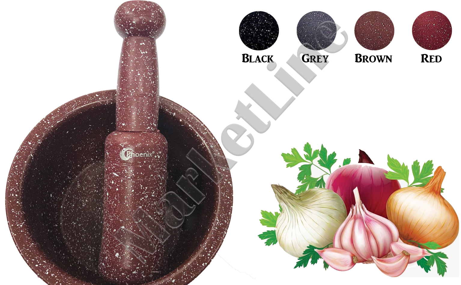 MORTAR & PESTLE Market Line